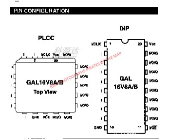 5pcs/lot GAL16V8B-10LP DIP-20 GAL16V8B In Stock