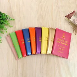 New Saudi Arabia Passport Covers Pink Fashion Pu Leather Cover for Women men Passport Luxury Travel Passport Holder