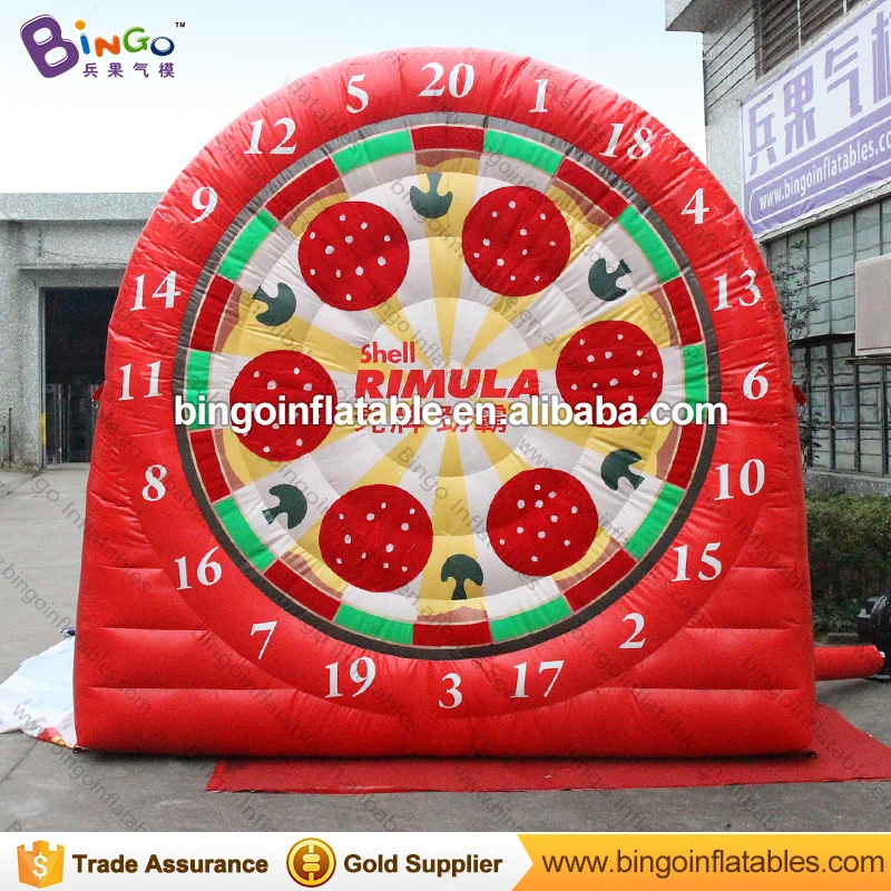 3M/10ft Outdoor Inflatable  Double Sided Soccer Dart Board Inflatable Sport Game for Festival Parade/Easter Party