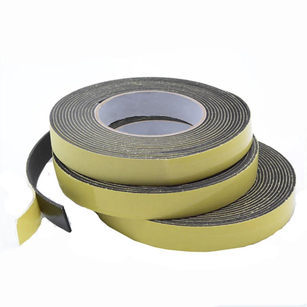 

1roll Strong EVA foam sponge shockproof anti-collision single-sided adhesive tape sealing strip 2mm thick 5m long shipping