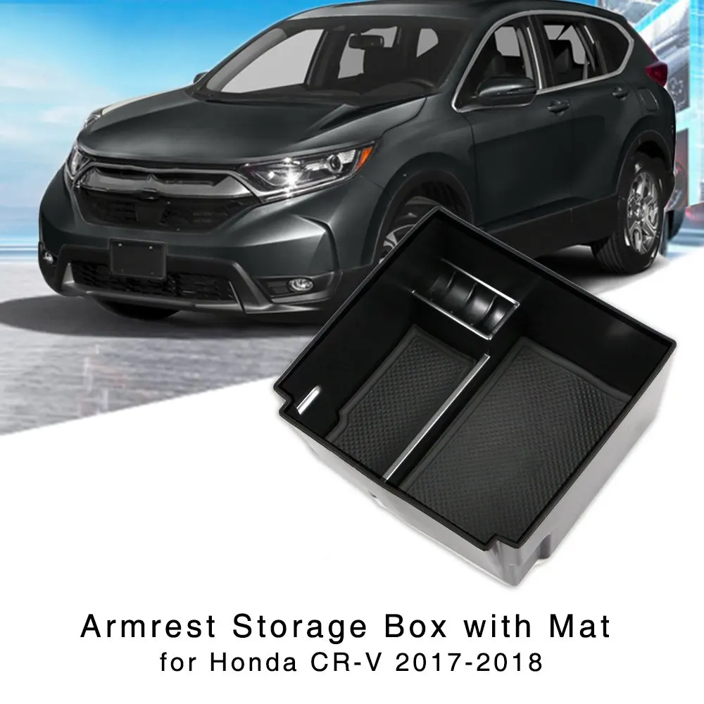 

Armrest Storage Box for Honda CR-V CRV 2017 2018 Interior Center Console Organizer Glove Holder Tray