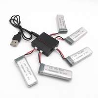 Lipo Battery for Eachine E50 E50S T37 H37  701855 3.7v 500mAh ELFIE Drone RC Helicopter Li-Battery+5in1 Charger Spares Part