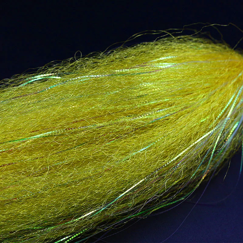 Royal Sissi 8colors Flash N Slinky fiber long shimmer synthetic hair fuzzy fiber saltwater streamer baitfish fly tying materials