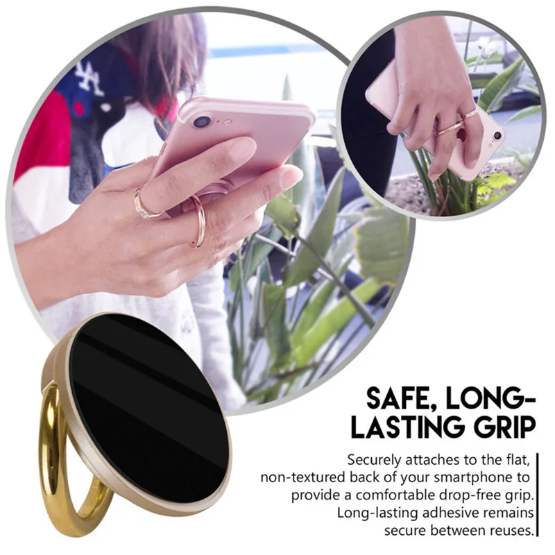 MERCURY GOOSPERY 360 Rotating  Aluminum Metal Universal Finger Ring Smartphone Mobile Cell Phone Hand Desk Stand Holder