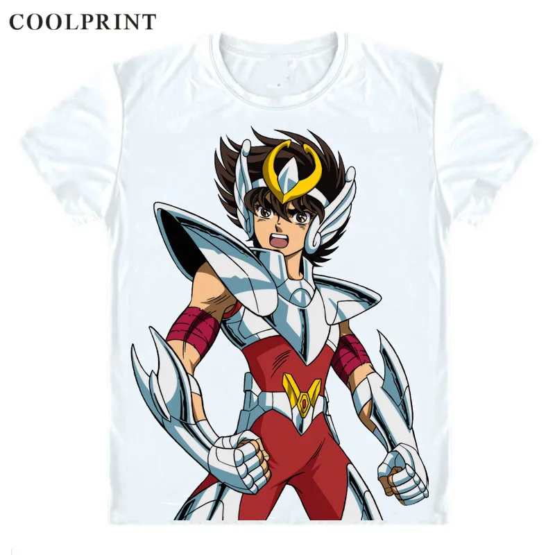 Pegasus Tenma Pegasasu no Tenma T Shirt Saint Seiya Knights of the Zodiac Men Casual TShirt Premium T-Shirt Short Sleeve Shirts