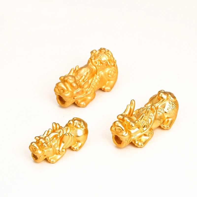 OMHXFC Wholesale European Fashion Hot Woman Man Unisex Party Birthday Wedding Gift Vintage PIXIU 18KT Gold Pendant Charm EP26