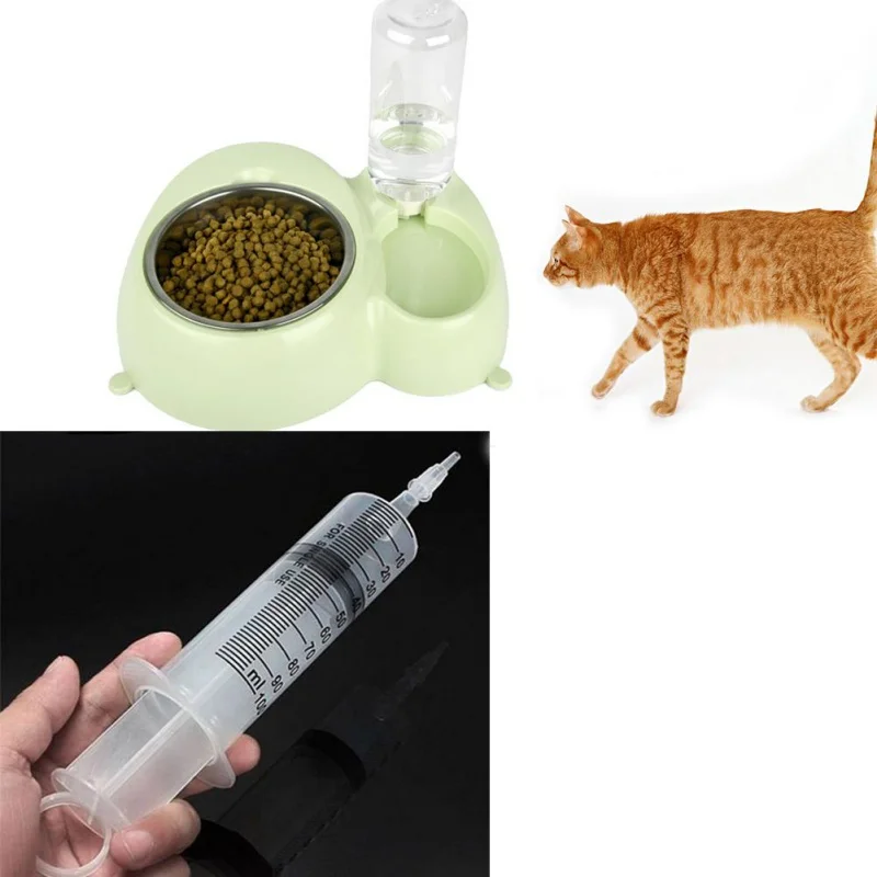 100ml/150ml Plastic Nutrient Sterile Health Measuring Syringe Tools Reusable Big Large Hydroponics Cat Feeding Supplies