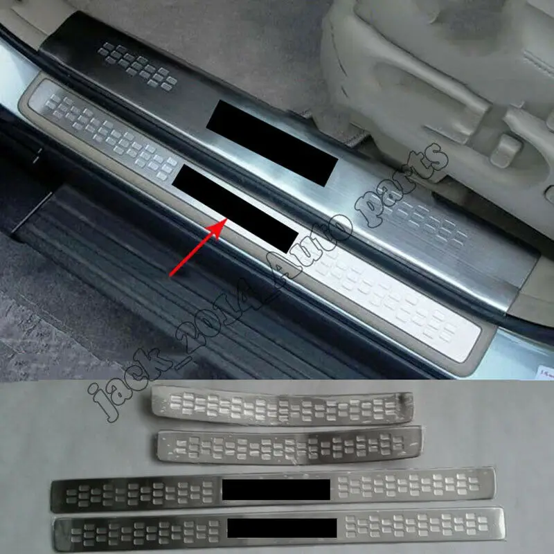 

Stainless Steel Door Sill Plate Welcome Pedal 4pcs For Honda CR-V CRV 2007 2008 2009 2010 2011