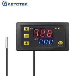 KT3003 W3230 Mini Temperature Controller -55~120C Heating/Cooling Thermostat Regulator 10A/220V/20A 12V 24V Thermoregulator