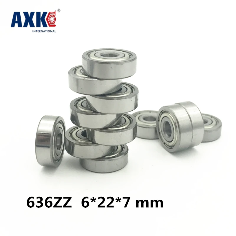 Rolamentos Factory Direct Sale636 636zz 636-2z 636z 80036 6*22*7 Mm High Quality Miniature Deep Groove Ball Bearing 50pcs/lot