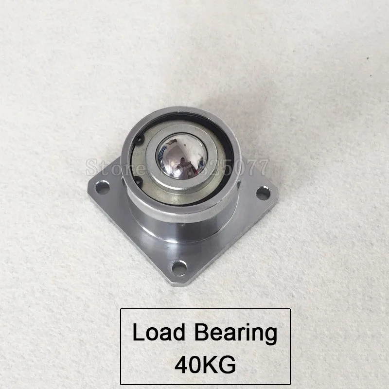 

2PCS Use downward universal ball universal cattle eye bearings conveying ball with flange side load bearing 40KG JF1362