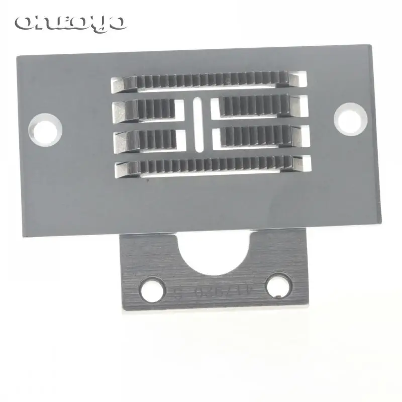 Industrial Sewing Machine Spare Part Needle Plate 503682 And Feed Dog 411308 For Singer 457G Zigzag Machine