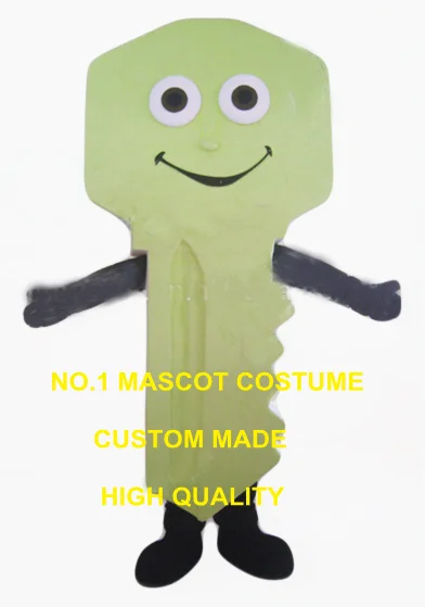 Costume de mascotte happy key pour adultes, taille adulte (peut changer de couleur), thème clé sûre, costumes de cosplay anime, robe fantaisie de carnaval, 2560