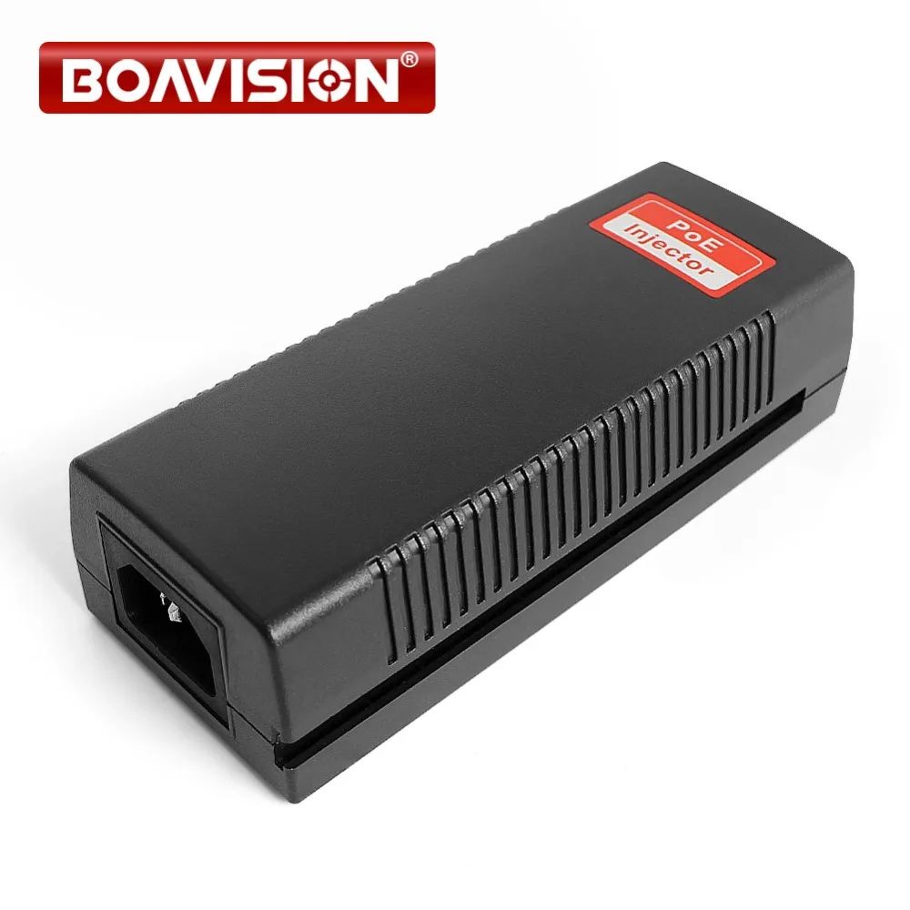 Poe Injektor 48 V 30 W Ausgang Volle Heraus 100 Mbps Power Over Ethernet Einzigen PoE Unterstützung Beleuchtung Schutz 802,11G PoE Adapter