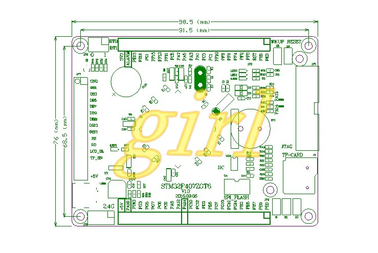 STM32F407ZGT6 development board STM32F4 core board M4 core board arm development board cortex-M4