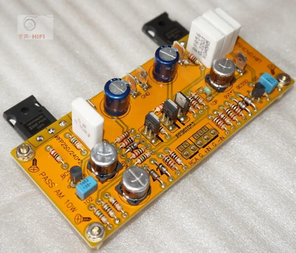 GZLOZONE One pair PASS AM Single-ended Class A amplifier board IRFP90N20D 30W+30W L3-64