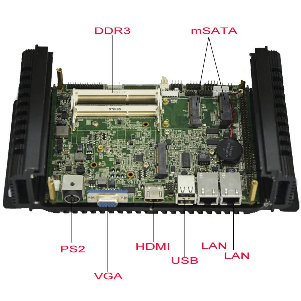 embedded IPC/Industrial PC with 6xCOM/4xUSB LBOX-2550