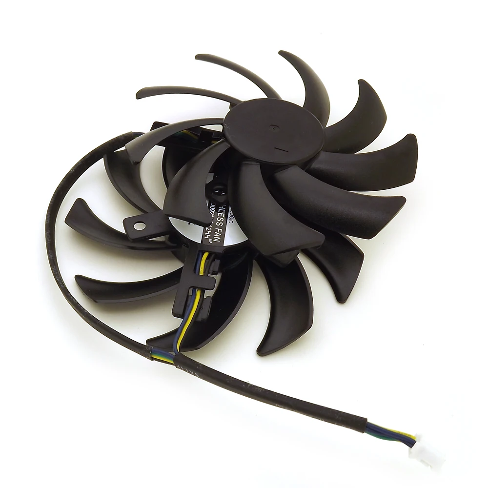 2pcs/lot PLD09210D12HH DC12V 0.40A 85mm 39*39*39mm 4Pin For XFX R9 380 280X 270X 290X Graphics Card Cooling Fan