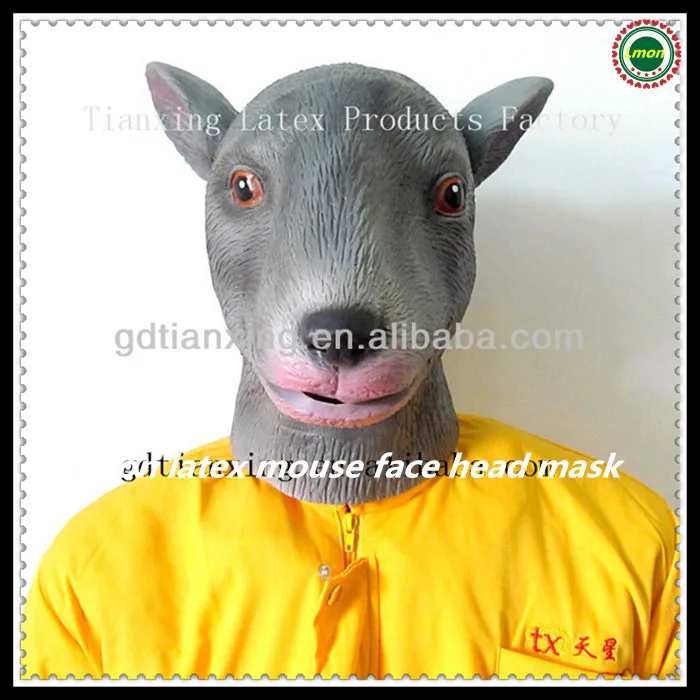 

2015 Free Shipping Party Carnival Mask New Halloween Rat Mask Mouse Mask Animal Full Head Mask