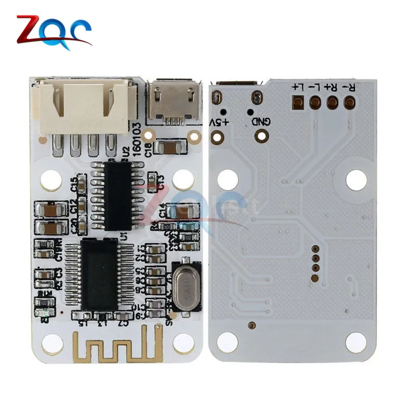 DC 5V Micro USB Power 3W+3W Bluetooth 4.0 Audio Receiver Board Wireless Digital Mini Bluetooth Amplifier Module 3W*2 For Speaker