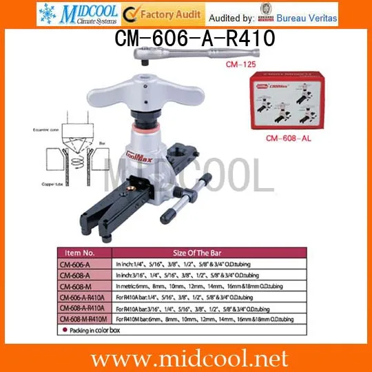 

Flaring Tools CM-606-A-R410