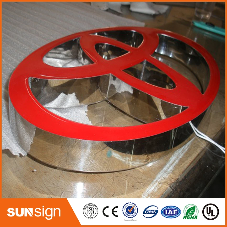 Mudah Instalasi Dinding Facelit Resin Sign, dengan Lampu Led