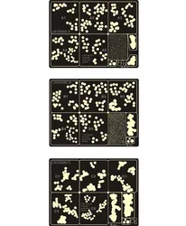 1/35 Stencil WWII German Camouflage Pattern Coloring Tools Military Model's Accessory