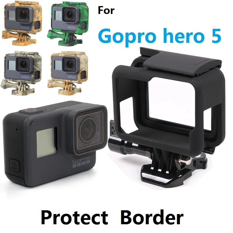 Frame Border Protective Skeleton Housing Case Camouflage Bag Sponge Cover For GoPro Hero 7891211 Black Action Camera Accessories