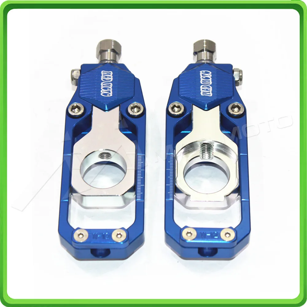 

Motorcycle Chain Tensioner Adjuster fit for KAWASAKI Ninja ZX6R ZX-6R 2005 2006 2007 2008 2009 2010 2011 2012 Blue & Silver