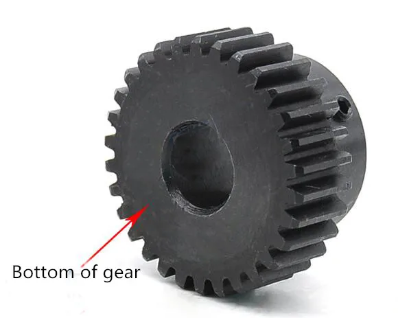 Quench Spur Gear pinion 1.5M 60T 60Teeth Mod 1.5 Width 15mm Bore 8mm-25mm Right Teeth major gear cnc gear rack transmission RC