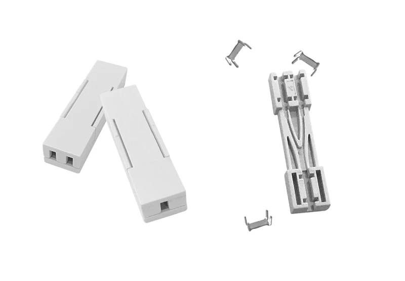 1*2 صندوق فرن صغير لكابل إسقاط FTTH أنابيب واقية مادة ABS أسود 40*10 مللي متر حماية الألياف البصرية 100 قطعة