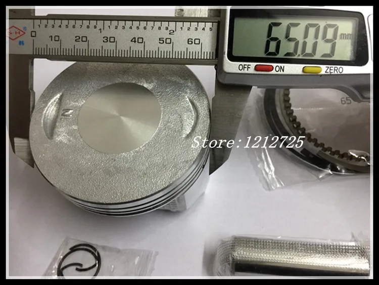 Motorcycle piston and ring CB 200cc CB250CC Lifan 200cc piston ring sleeve plug for piston pin piston diameter of 65.5mm to 15mm