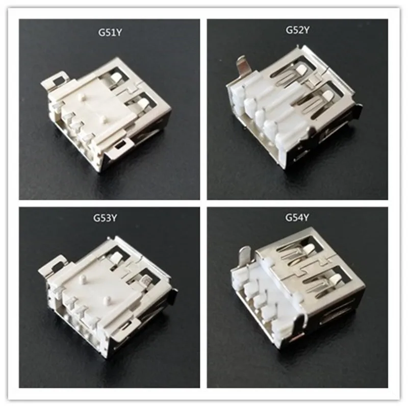 

40pcs/bag YT2066Y 4different kinds of USB DIY Connector Include G51/52/53/54Y Each 10pcs Drop Shipping