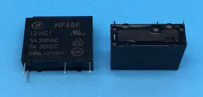 

HF46F-12-HS1 12VDC 5A 250VAC DIP4 HONGFA RELAY 1From A,New and original