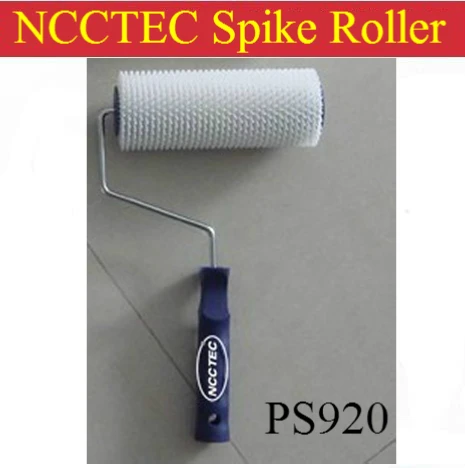 spike roller 9'' inch free shipping | 230mm width 20mm teeth tooth spikes | epoxy flooring tools remove bubbles