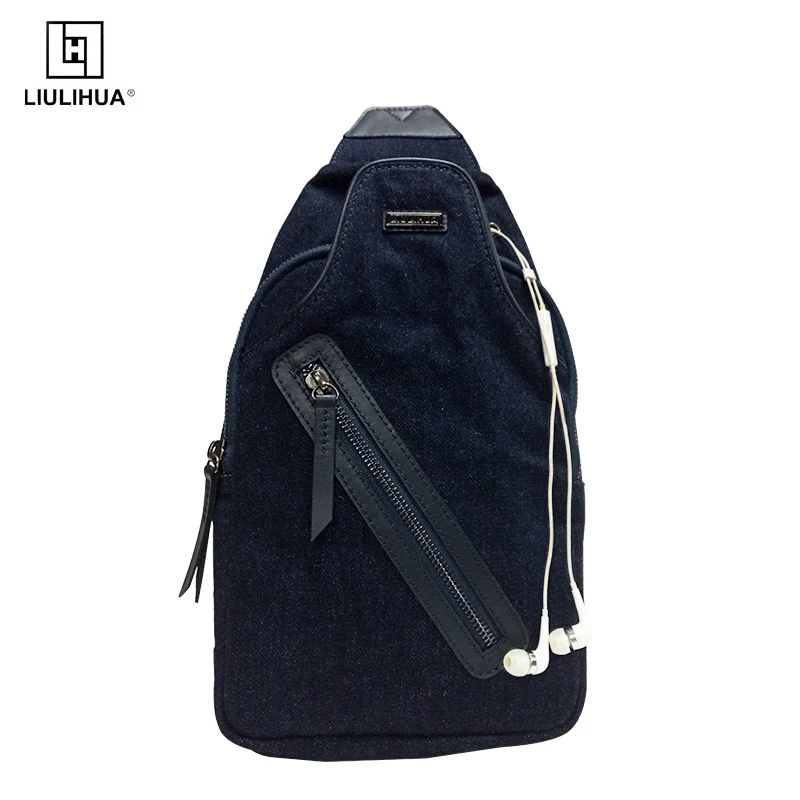 2018 New Fashion casual music Man's chest bag Chest Crossbody Bags men Brand Small Male Shoulder messenger bag Travel Sling Bag