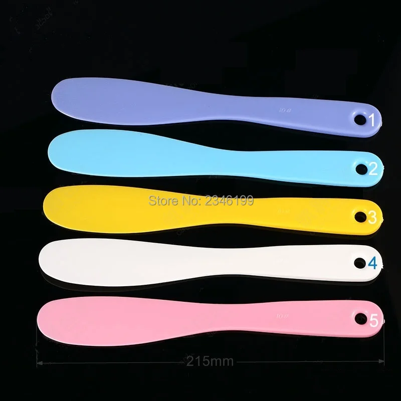 Wholesale 50Pcs Plastic Mask Stick For Body Cream DIY Mixing Spatulas Scoop For Beauty Salon Cosmetic Tools Free Shipping