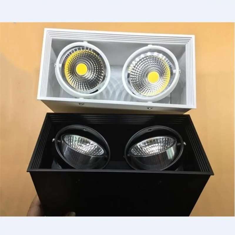 4pcs Surface Mounted Ceiling Downlight COB 15W /30W/45W AC85-265V lamp COB Led downlights Ceiling Spot light +led driver