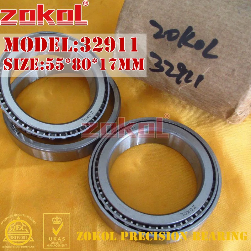 ZOKOL 32911 2007911E Tapered Roller Bearing 55*80*17mm