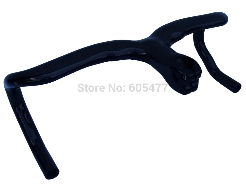 

Brand New - Full Carbon Matt Road Bike Integrated Handlebar with Stem Bicycle Internal Cable 420mm Handlebar + stem 100mm