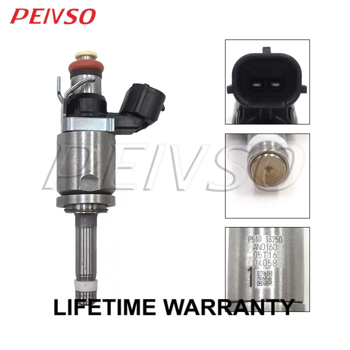 PEIVSO 4pcs P510-13-250 AN0160-10S19 P51013250 Fuel Injector For Mazda 2 CX-3 MX-5 1.5L 2WD 2016 PY0113250 PY01-13-250