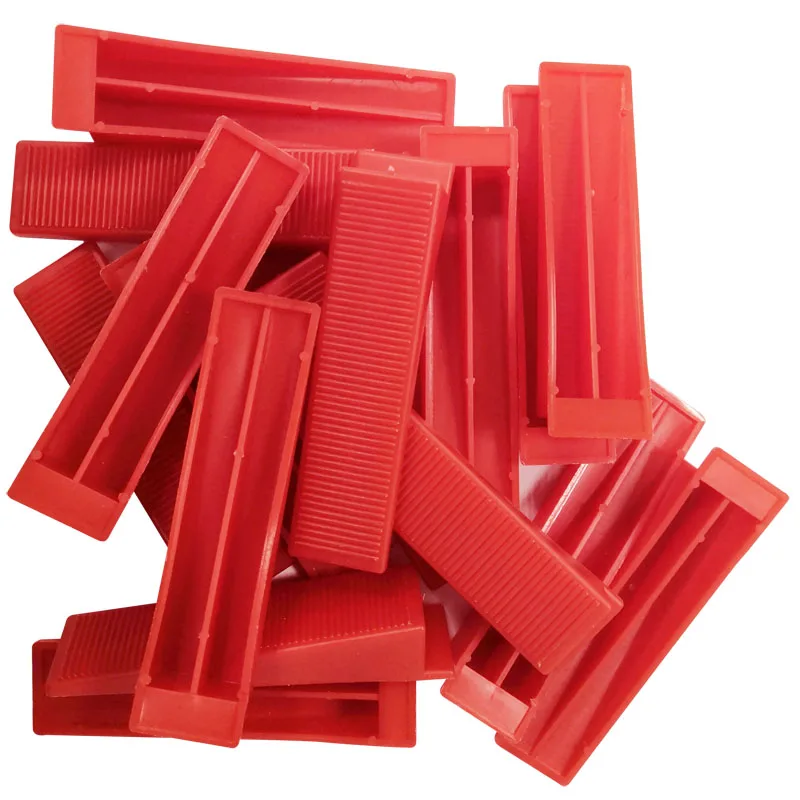 Reusable 50pcs wedges Plastic Tile Leveling System Tool soutils