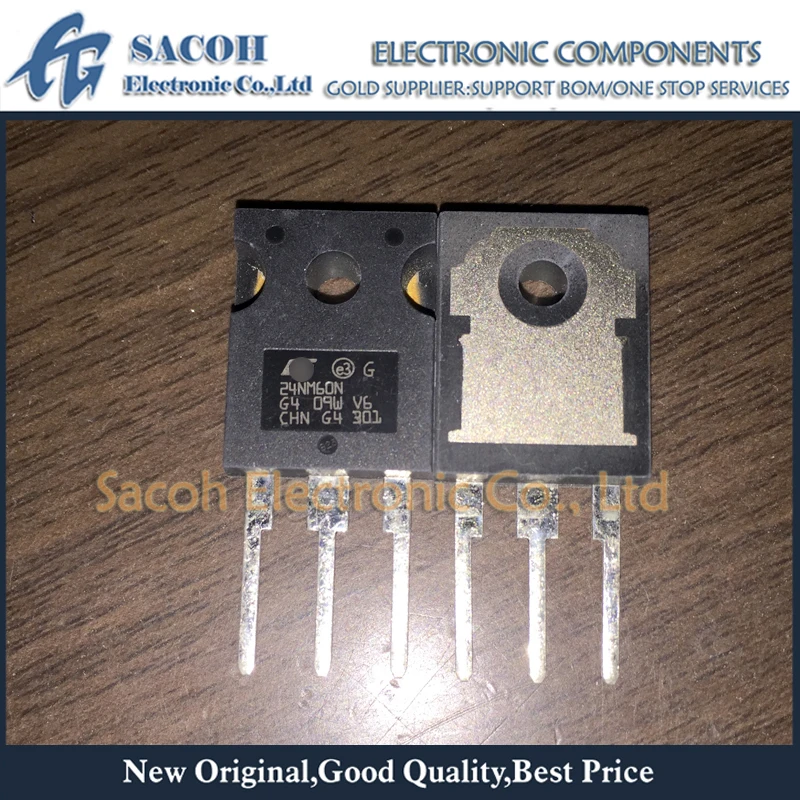 New Original 5Pcs/Lot STW24NM60N 24NM60N OR STW24NM65N 24NM65N TO-247 19A 600V Power MOSFET FOB Refere