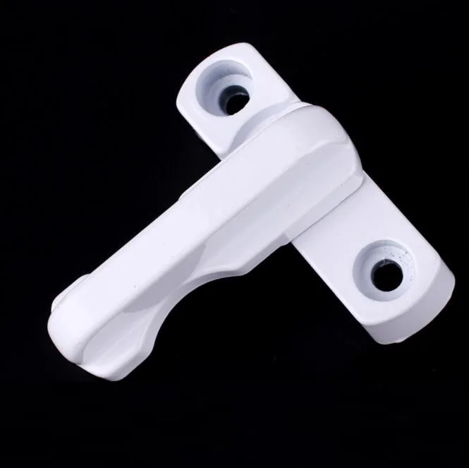 

1 PC Plastic White Window Door Lock Sash Security Swing Lock Latch Home Housing Safely Opening And Closing Handle Lock YH1607