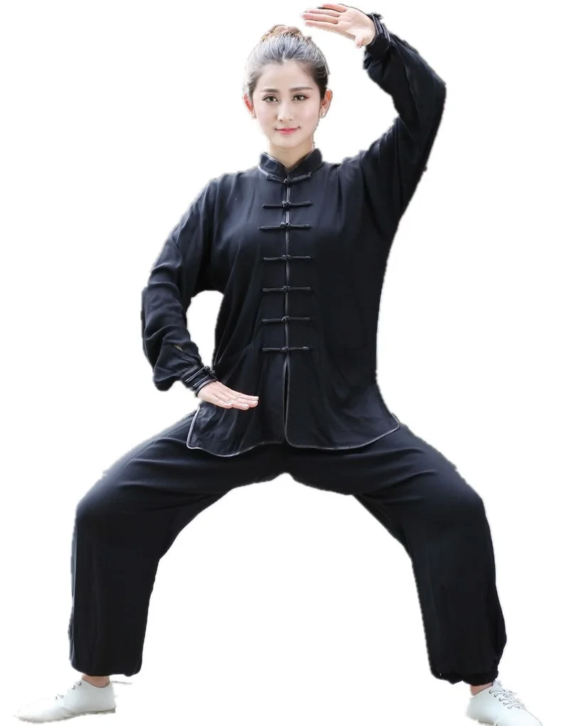 Shanghai Story – uniforme National chinois Tai Chi pour femmes, 100% coton, costume Kung fu, ensemble de vêtements amples à col Mandarin, 5 couleurs