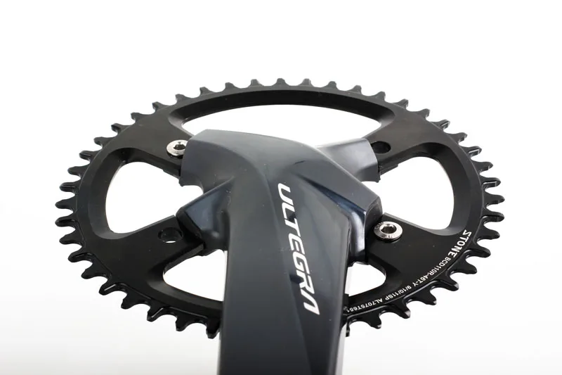 Stone 110 BCD Round Chainring Aero Narrow and Wide Single Speed 42T 44T 46T 48T 50T 54 56 58T 60 Road Bike 4 bolts R8000 R9000