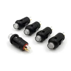 5Pcs PB11 8mm Momentary Self Return SPST Normally Open Mini Push Button Switch For Instrumentation