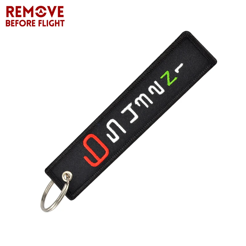 Fashion Launch Cars Keychain Bijoux 6 5 4 3 2 N 1 for Motorcycles Stalls Tag Cool Embroidery Key Fobs OEM Key Rings chaveiro