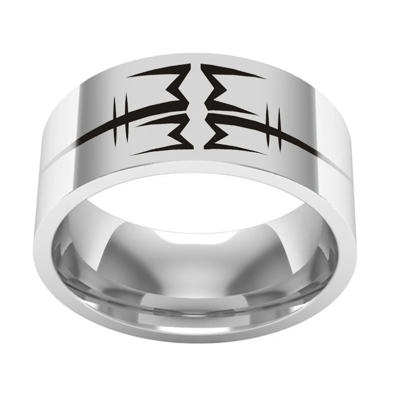 Marilyn Manson rock band, fan gift ring, men\'s and women\'s titanium steel ring, fashion accessories