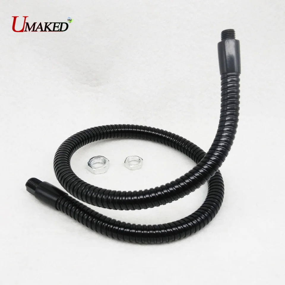 2pcs led gooseneck Dia10MM 20-100CM universal hose led lighting accessories iron pipe for table lamp Flexible holder desk light